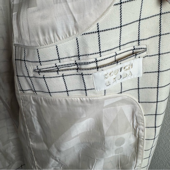 Scotch & Soda Black‎ and White Checkered Jacket - Picture 7 of 11